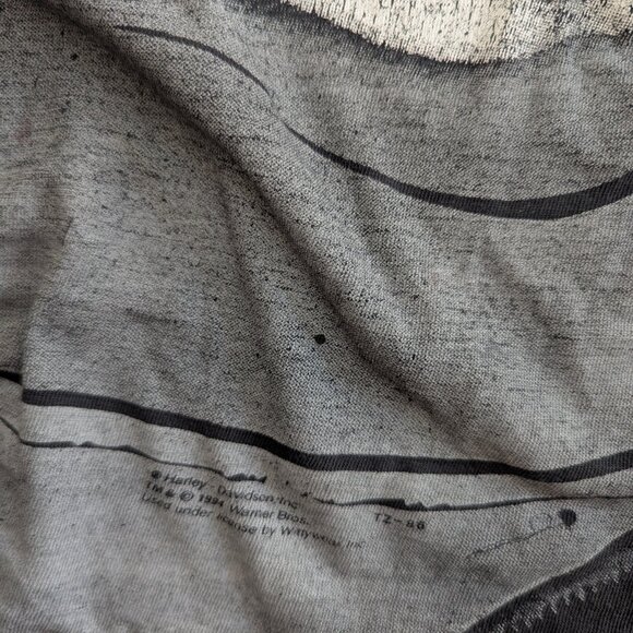 TAZ LOONEY TUNES x HARLEY DAVIDSON VINTAGE GRAPHIC TSHIRT - Picture 2 of 4